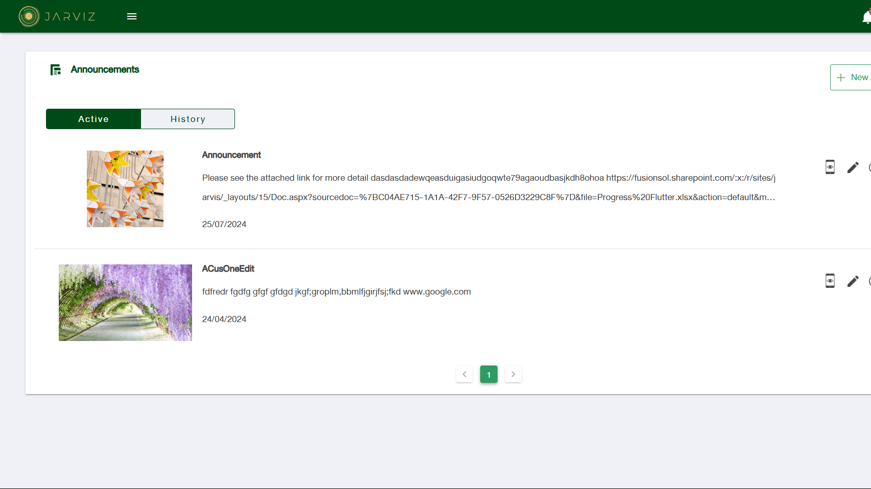บริการของ Jarviz