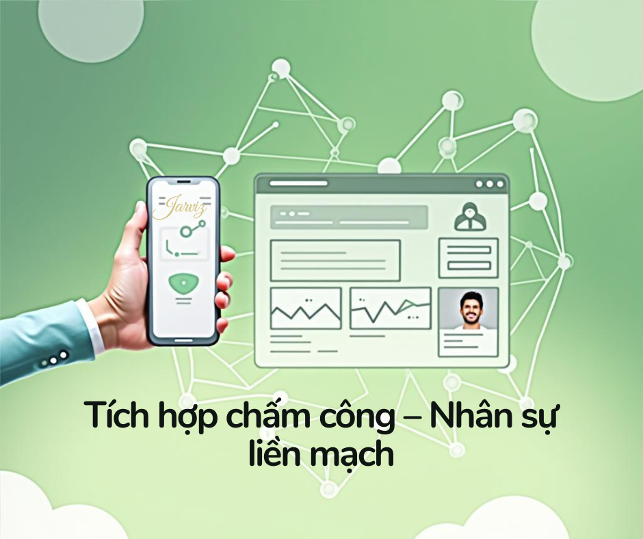 Tích hợp app chấm công – Nhân sự liền mạch