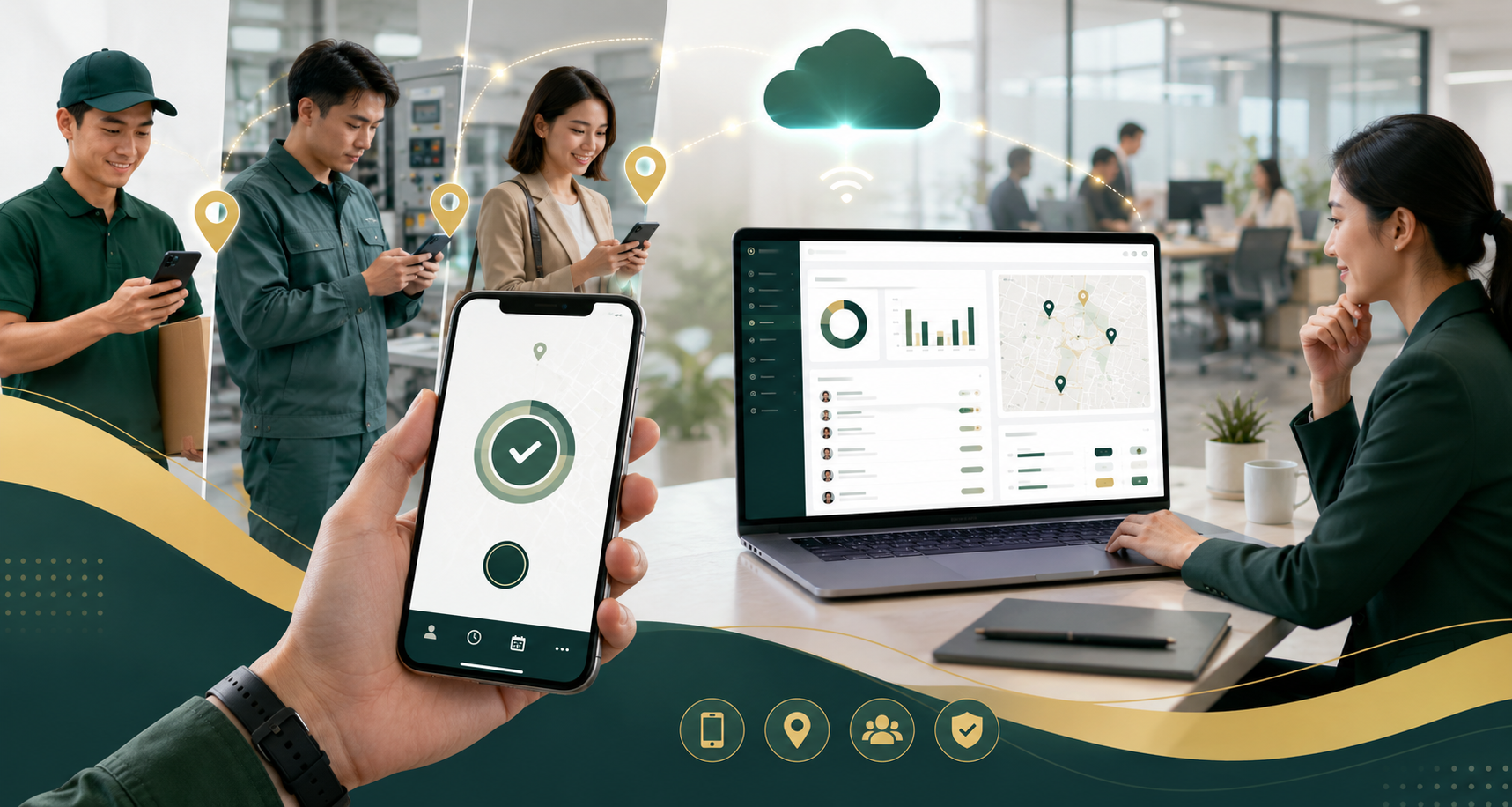 App chấm công online giúp doanh nghiệp quản lý nhân sự hiệu quả hơn