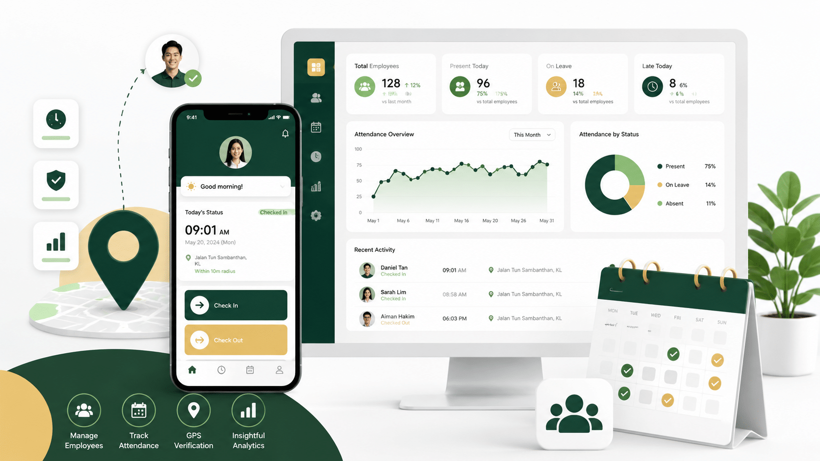 App chấm công doanh nghiệp giúp HR quản lý thời gian làm việc và nhân sự hiệu quả hơn