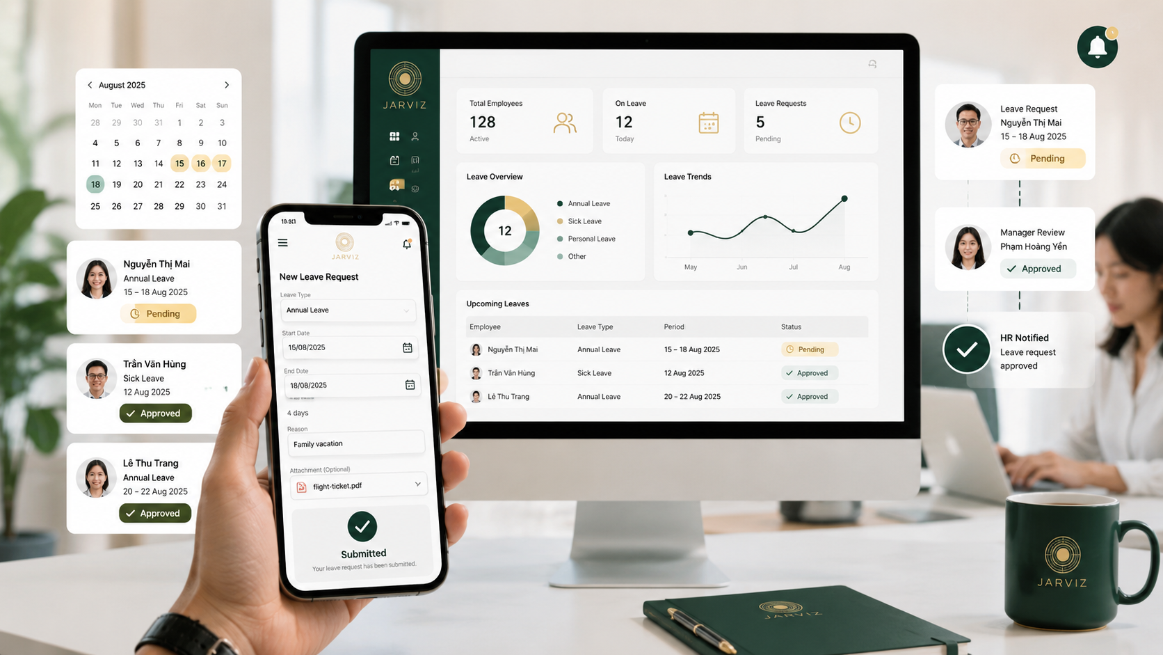 Nghỉ phép online giúp HR quản lý nhân sự minh bạch hơn