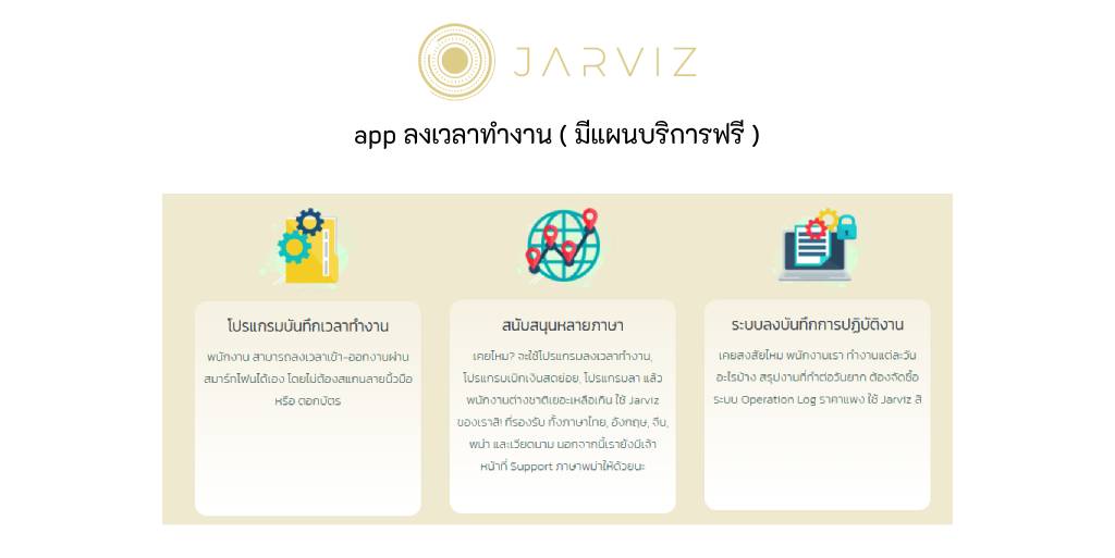 ฟรี app ลงเวลาทำงาน feature image