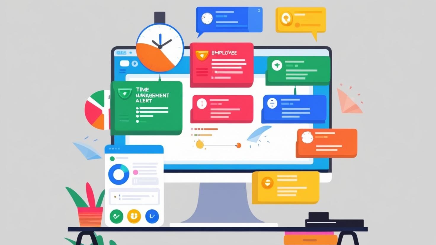 จัดการเวลาพนักงาน​ การแจ้งเตือน