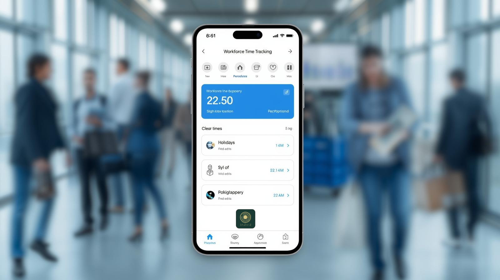chấm công di động nhân viên