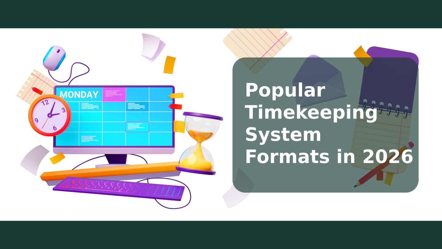 รูปแบบระบบลงเวลาที่นิยม