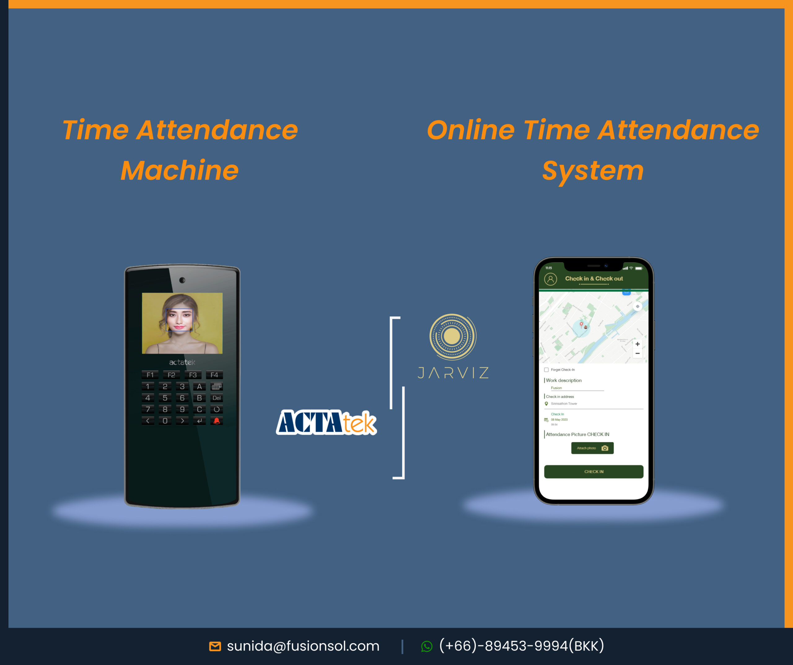 Between Online Time Attendance System and Fingerprint Time Attendance Machine 