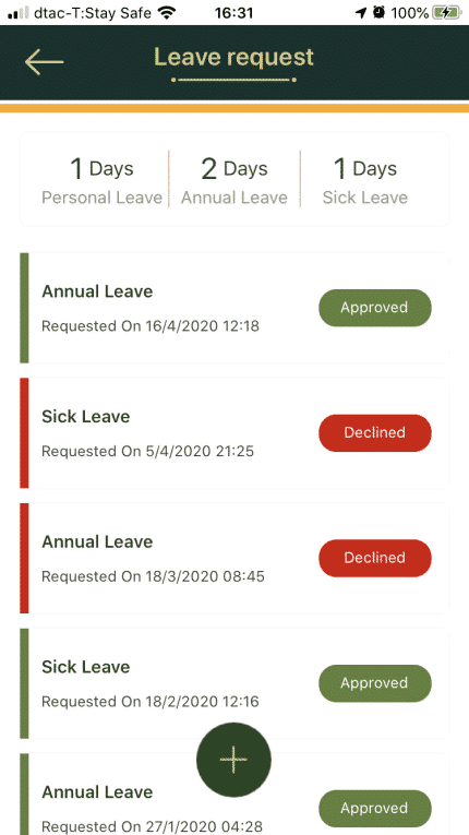 leave type